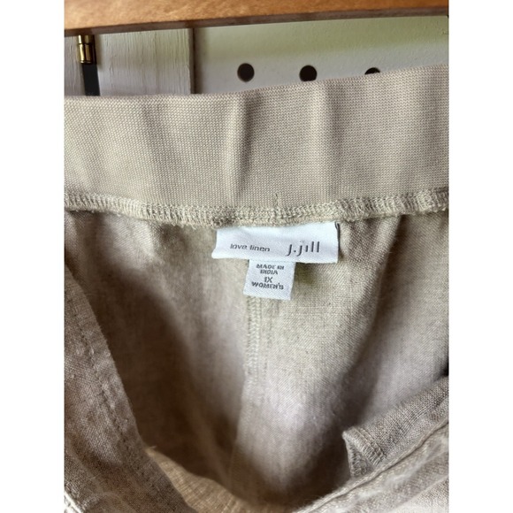 J.jill Linen Tan Women's Pants - Picture 6 of 7